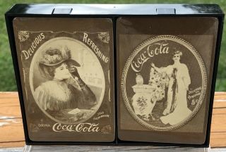 Coca Cola Set Of 2 Decks Of Playing Cards Nos