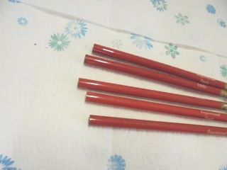 5 red larger wooden pencils supersweet feeds 3