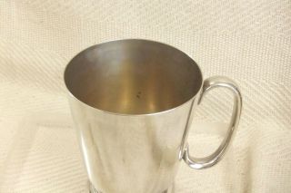 Lovely Vintage Georgian Silver Plated Tankard,  approx 1 pint 3