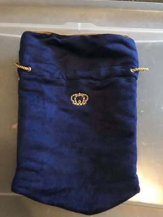 Crown Royal Whiskey Xr Extra Rare Blue Felt Bag