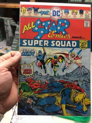 Jsa Justice Society 1976 Dc All - Star Comics 58 1st Appearance Power Girl