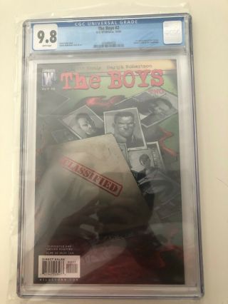 The Boys 2 Cgc 9.  8 - Amazon Tv Show - 1st Appearance Of The Seven