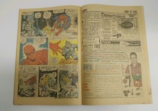 The Spider - Man 41 Marvel 1966 Silver Age 1st appearance of Rhino 6