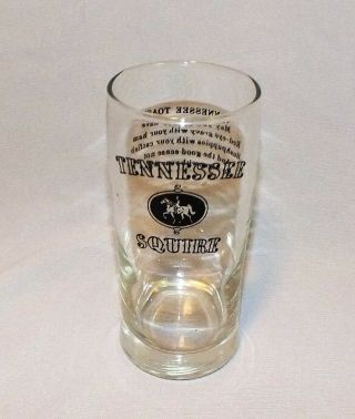 Jack Daniels Tennessee Squire Highball Glass With " Red Eye Gravy " Toast