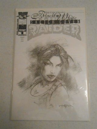 Tomb Raider 1 Black & White Sketch Cover Variant (9.  0 Vf/nm) Andy Park Top Cow