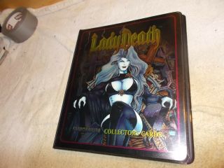 Lady Death 1/2 (1994) Comic Book And Commemorative Trading Card Set