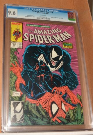 The Spider - Man (1963) 316 Cgc 9.  6 Mcfarlane Venom Black Cat
