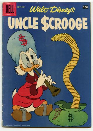 Jerry Weist Estate: Walt Disney’s Uncle Scrooge 19 (dell 1957) Vg Barks