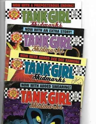 Tank Girl: Skidmarks 1 - 4 Complete Set Mini - Series