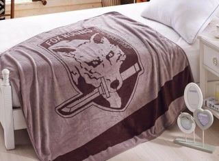 Game Metal Gear Solid Fox Hound Fleece Blanket Soft Warm Home Sofa Bed Throw