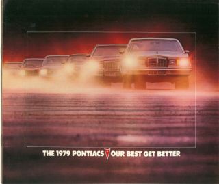 1979 Pontiac Firebird Trans Am Lemans Grand Am Bonneville Fl Sales Brochure