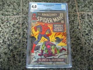The Spider - Man 40 Cgc 4.  0 Ow Pages (september 1966,  Marvel)