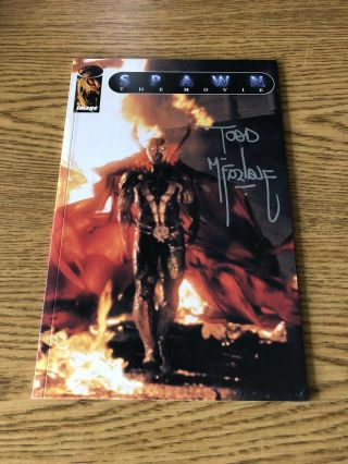 Spawn The Movie Image Vf Signed By Todd Mcfarlane Silver Ink Clear Auto