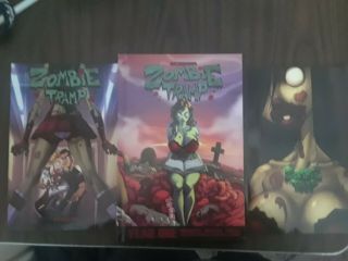 Zombie Tramp Trades 1&2 Plus Year One Hardcover And Additional Covers.