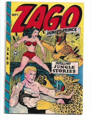 Zago,  Jungle Prince 1 (1948) Fn,  6.  5 Blue Beetle Appearance Fox Feature Sy