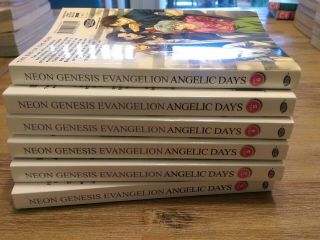 Neon Genesis Evangelion Angelic Days Manga Set Volumes 1 - 6 2 3 4