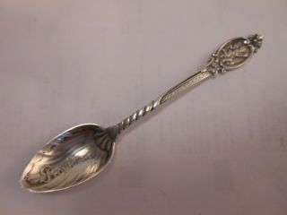 Great Antique Gorham Sterling Silver Souvenir Spoon " Providence " Cherub