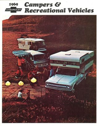 1969 Chevrolet Pickups Vans El Camino Campers & Recreational Vehicles Brochure