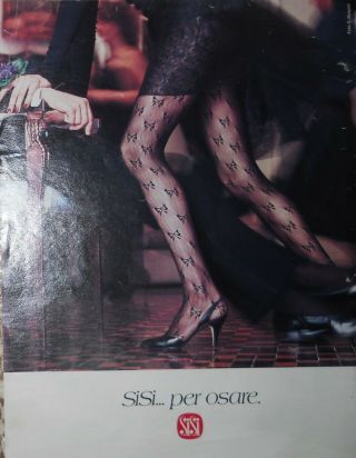 Collant Pantyhose Legs Bas - Sisi - Print Ad - Year 1988 - Rtg
