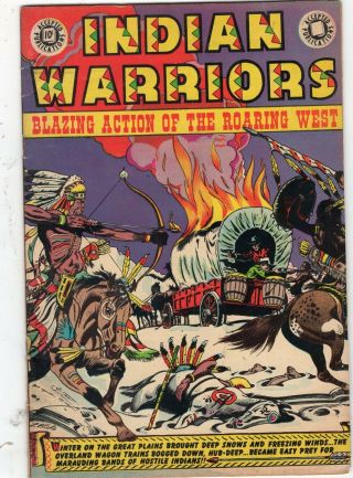 Indian Warriors White Rider Horse 11 Accepted Comics 1950 
