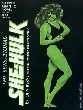 Sensational She - Hulk Gn (marvel) 1 - 1st 1985 Vf Stock Image