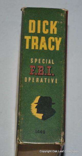 Dick Tracy Special FBI Operative Whitman BLB 1449 1943 Better Little Book 3