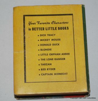 Dick Tracy Special FBI Operative Whitman BLB 1449 1943 Better Little Book 4