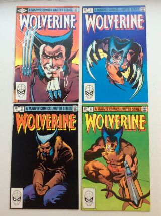Wolverine Limited Series 1 - 4 (marvel Comics 1982) 1 2 3 4 Frank Miller S/h