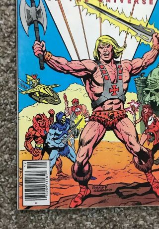Masters of the Universe 1 DC Comics 1982 He - Man Skeletor VF,  Newsstand Edition 3