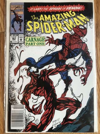 The Spider - Man 361 (carnage Part One) 1st Print,  Never Read Mint/nm