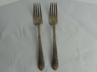 Silver Plate Vintage Forks Wm.  Rogers Mfg.  Co Flatware