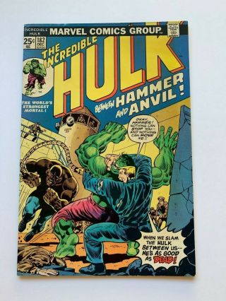 Marvel Comics Group The Incredible Hulk Issue 182