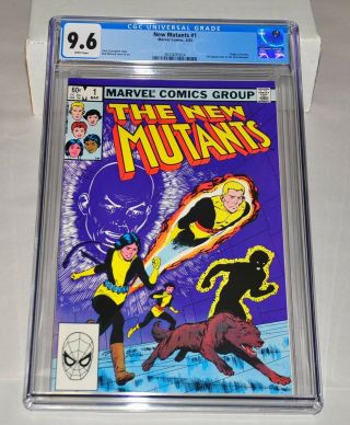Mutants 1 Cgc 9.  6 White Pages 1983