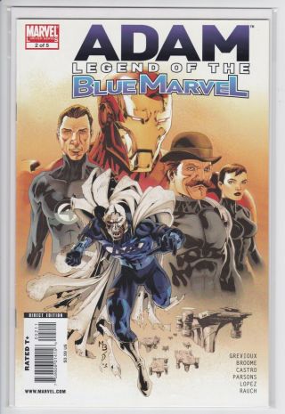 Adam Legend of the Blue Marvel 1 - 5 (FN/VF) Full Marvel 2009 Series,  1 2 3 4 5 3