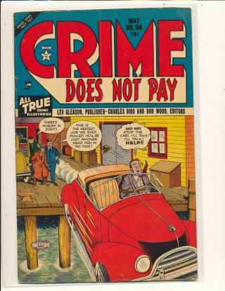 Crime Does Not Pay 110 Vg Cond.
