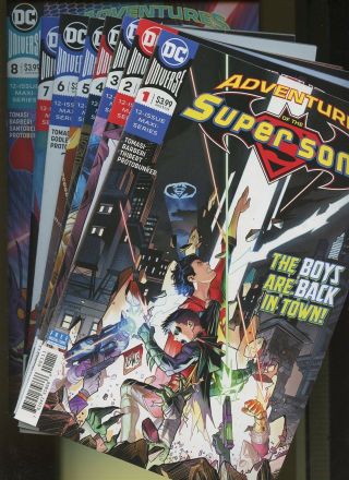Adventures Of The Sons 1,  2,  3,  4,  5,  6,  7,  8 9 (of 12) 8 Books Dc 2019 Robin