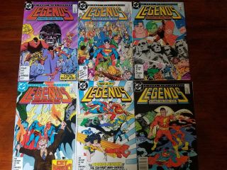 Legends 1 - 6 Complete Set Dc Comics
