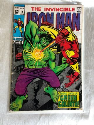Marvel Comics Iron Man Silver Age Comic Book 9 Hulk Ironman Avengers