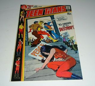 Teen Titans 31 Comic (vf, ) 1971 Hawk And Dove App.