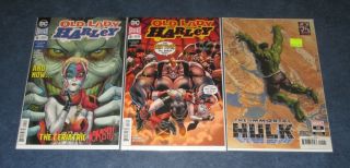 For Brocc,  Old Lady Harley 3 & 5 And Immortal Hulk 15 V25th Ann Variant