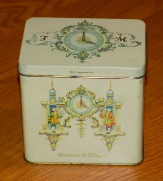 Fortnum & Mason Ltd Tea Queen Elizabeth Ii Piccadilly London Uk Tin Vintage