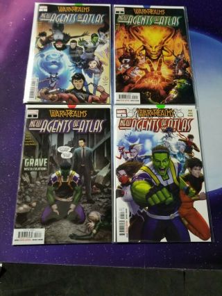 War Of The Realms - Agents Of Atlas 1 - 4 - Complete Series - Marvel - Nm