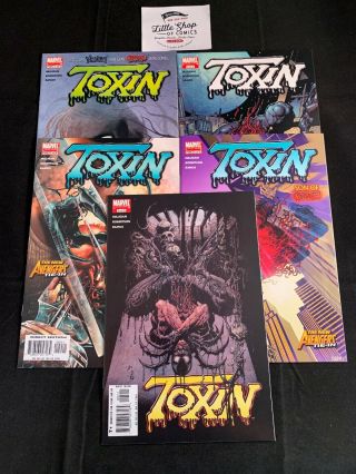 Toxin 1 2 3 4 5 1st Prints Son Of Carnage Marvel Comics