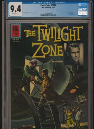Dell Publishing Four Color 1288 1962 Cgc 9.  4 Owp Silver Age The Twilight Zone