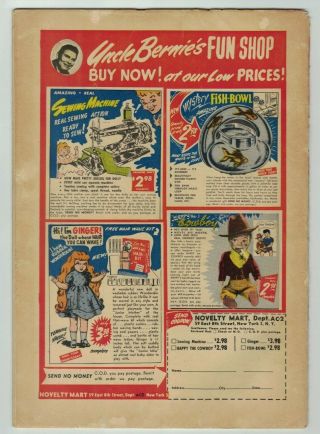 GINGER No.  3 Golden Age Comic Book 1952 GGA 3 Archie Teen Good Girl 2