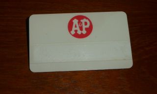 Vintage A&p Grocery Store Name Tag