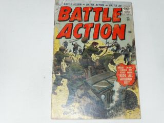 Battle Action 30 August 1957 Atlas War Comic Final Issue See Notes