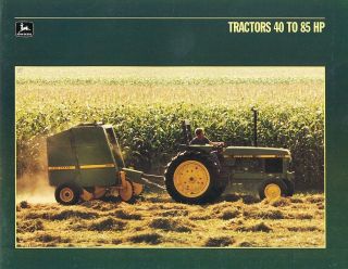 1986 John Deere 40 To 85 Hp 1250 1450 1650 Farm Tractors 32 - Page Sales Brochure