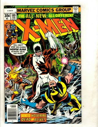(uncanny) X - Men 109 Nm - Marvel Comic Book Cyclops Beast Iceman Wolverine Gk4