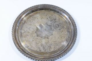 Wm Rogers I/s Silverplate 12.  25 " Serving Tray 471 Gadroon Edge A02